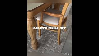 luxury dining setwooden dining setawesome dining setnew bright furniture viral shorts [upl. by Johnna]