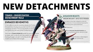 Big Tyranids Detachment Reveals Crusher Stampede  Vanguard Onslaught New Codex Rules [upl. by Norven]