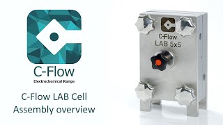 CFlow 5×5 Electrochemical Research Cell Assembly Video [upl. by Nwahsav]