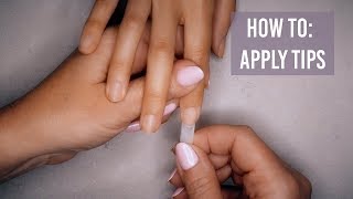 How To Apply Nail Tips  ORLY GelFX Builder In A Bottle™ [upl. by Everara90]