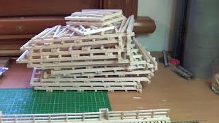 Trestle Bridge Build Part 3 quot Rails amp Weatheringquot [upl. by Honniball]