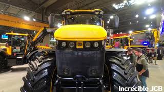 LAMMA Show 2024 JCB Fastrac 8330 Icon 84 Litre 6Cyl Diesel Tractor 335  348 HP [upl. by Ynetsed]