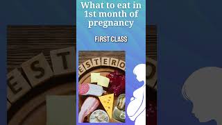 Nutrients required in 1st month of pregnancyPregnancy Diet for Healthy Baby 1st trimester diet [upl. by Nilre]