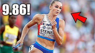 Craziest Sprinter Ever Abby Steiner Makes History [upl. by Adnahsat]