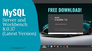 How to Install latest Version of MySQL Server and Workbench on Windows 1011  MySQL 8037 [upl. by Sillyhp519]