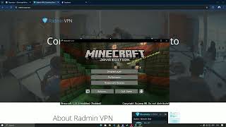 สอนโหลดและเปิด LAN เล่น Minecraft กับเพื่อนด้วย Radmin VPN [upl. by Llehcsreh]