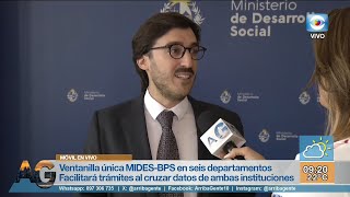 Móvil Ventanilla única del MidesBPS en seis departamentos [upl. by Ahsercal802]