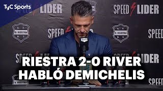 quotLA DERROTA DUELE TANTO COMO LA DE BOCA Y TEMPERLEYquot DEMICHELIS HABLÓ TRAS EL RIESTRA 20 RIVER [upl. by Lleznov]