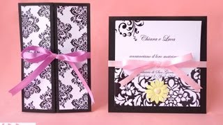 Partecipazioni di nozze Eleganti  Wedding invitation elegance [upl. by Dolan]