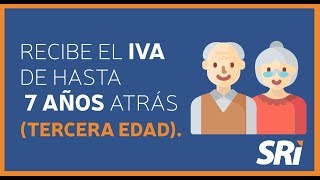 Tutorial Devolución del IVA para tercera edad [upl. by Donnelly]