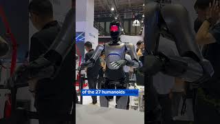 China showcases humanoid robots at World Robot Conference [upl. by Akcire]