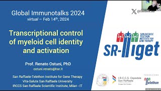 quotTranscriptional control of myeloid cell identity and activationquot by Dr Renato Ostuni [upl. by Eamaj812]