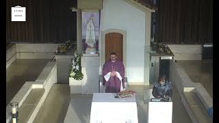 Messe pour NotreDame de Fatima depuis la Chapelle des Apparitions 09032022 [upl. by Esiuol]