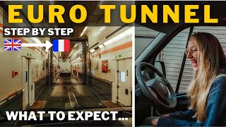 The Euro Tunnel  Step By Step Drive Through  WHAT TO EXPECT [upl. by Emilio]