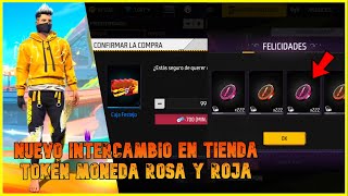 🎁¡Nuevo INTERCAMBIO 100 Cajas INCUBADORA Tienda Token Moneda Rosa y Roja AGENDA Torre Angelical FF [upl. by Nivag629]