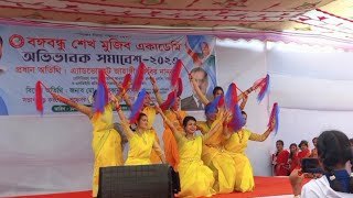 Dhim tana dance  performance in college program  Choreography by pushpo [upl. by Ahsikrats394]