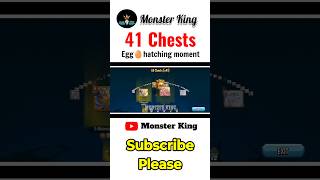 The 41 chest🧰 egg🥚 hatching moment monsterlegends shorts [upl. by Eninnaej701]