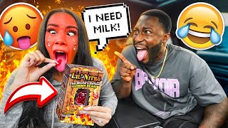 SECRETLY Making my Fiancee Eat The HOTTEST GUMMY BEAR IN THE WORLD REVENGE PRANK [upl. by Schouten]