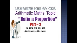 RATIO N PROPORTION Part3 Tricks for Bank Exams amp SSC In Hindi [upl. by Toshiko483]