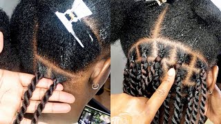 TWIST CLASS Multiple ways to start twist twist from the root Knotless twist  box braids twist [upl. by Wrightson]