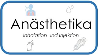 Anästhetika  Pharmakologie Isofluran Lachgas Propofol Etomidat Ketamin [upl. by Snook24]