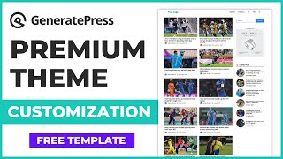 GeneratePress Premium Theme Customization  GeneratePress Tutorial in Hindi 2023 [upl. by Sidonia661]