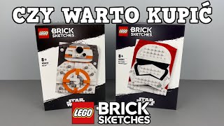 CZY WARTO KUPIĆ LEGO BRICK SKETCHES  BB8 40431 i Szturmowiec 40391  VLOG [upl. by Bose738]