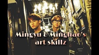 mingyu and minghaos art skillz [upl. by Comras]