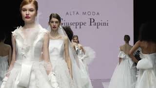 Abiti da sposa Giuseppe Papini 2023 il video della sfilata [upl. by Airlee]