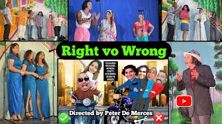 konkani tiatr Right vo Wrong by Peter De Merces  new konkani tiatr 2023 [upl. by Rufena]