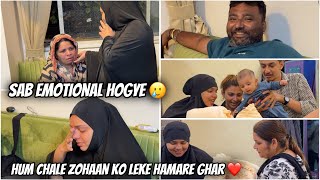 Zohaan Ki Vidaayi Pe Sab Emotional Hogye 🥲  Chale Hum Hamare Ghar ❤️  Sufiyan and Nida❤️ [upl. by Medina]