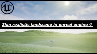 terreSculptor to UE4 realistic landscape in less than 10 min [upl. by Yehus]