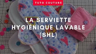 Comment coudre une serviette hygiénique ou un protège slip lavable [upl. by Yroger]