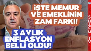 Özgür Erdursun Memur ve Emeklinin 3 Aylık Enflasyon Farkını Tek Tek Hesapladı [upl. by Salokkin682]