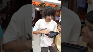 Piyush Phone 🤳 Le kar Bhag gaya smartphone unboxing souravjoshivlogs funny smartphonepics [upl. by Hbaruas]