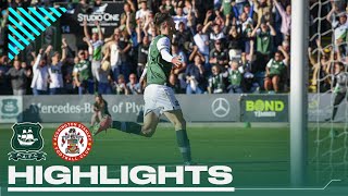 Highlights  Plymouth Argyle 30 Accrington Stanley [upl. by Antonina]