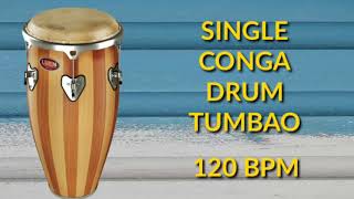 Conga Drum Tumbao at 120 bpm [upl. by Roswald]