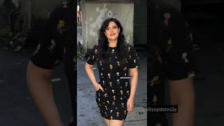 Zareen Khan latest spotted in black outfit 🖤  dailyupdates2a  ta takkara song [upl. by Elpmid]