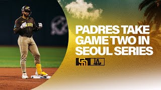 Padres Win Game 2 of SeoulSeries  Padres vs Dodgers Highlights 32124 [upl. by Enitsed]