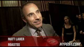 Matt Lauer Gets Roasted  New York Post [upl. by Haronid]