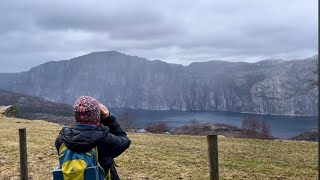 Obserwuje ludzi na Preikestolen🤭Lysefjorden z góry jest piekny🤗 [upl. by Ermine803]