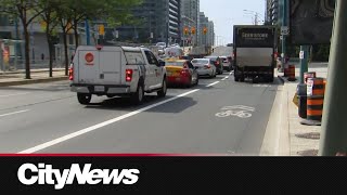 Toronto Councillor hopes Spadina bus lane will ease traffic congestion [upl. by Enirehtak]