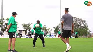 CAN Côte divoire 2023 Entraînement des Eléphants du mardi 09 janvier 2024 au lycée technique [upl. by Nihahs]