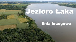 Jezioro Łąka koło Pszczyny linia brzegowa [upl. by Ahseined]