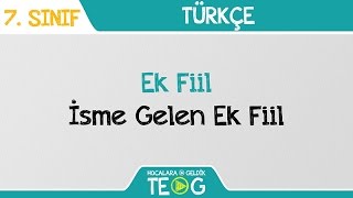 Ek Fiil  İsme Gelen Ek Fiil [upl. by Janith408]