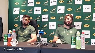 SPRINGBOKS Lood de Jager on the milestones for Eben Etzebeth and Bongi Mbonambi [upl. by Hasila738]