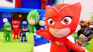 El elixir para PJ Masks Héroes en pijamas Juguetes peluches [upl. by Slater172]