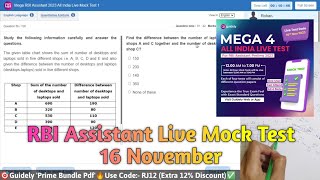 🎯 Guidely RBI Assistant live mock test📚✍️  16 November  How to Attempt Mock rbiassistant rbi [upl. by Merilee]