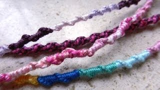 Bracciali di cotone  Spirale [upl. by Wendye709]