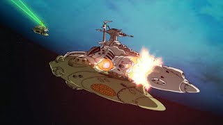 宇宙戰艦大和號 加特籣帝斯戰艦沉沒集錦 Space battleship Yamato Highlights of the sinking of the battleship Gatlantis [upl. by Atsirhc469]